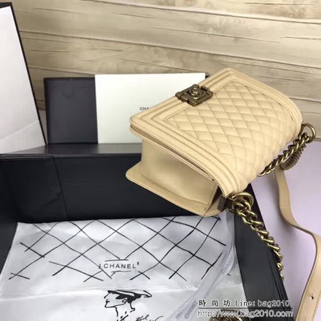香奈兒CHANEL A67086菱格原版羊皮單肩斜挎鏈條包 DSC2083